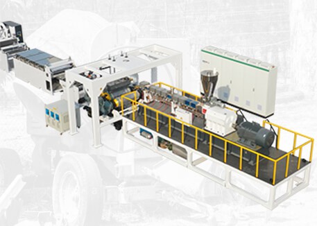 Biodegradable plastic sheet production line