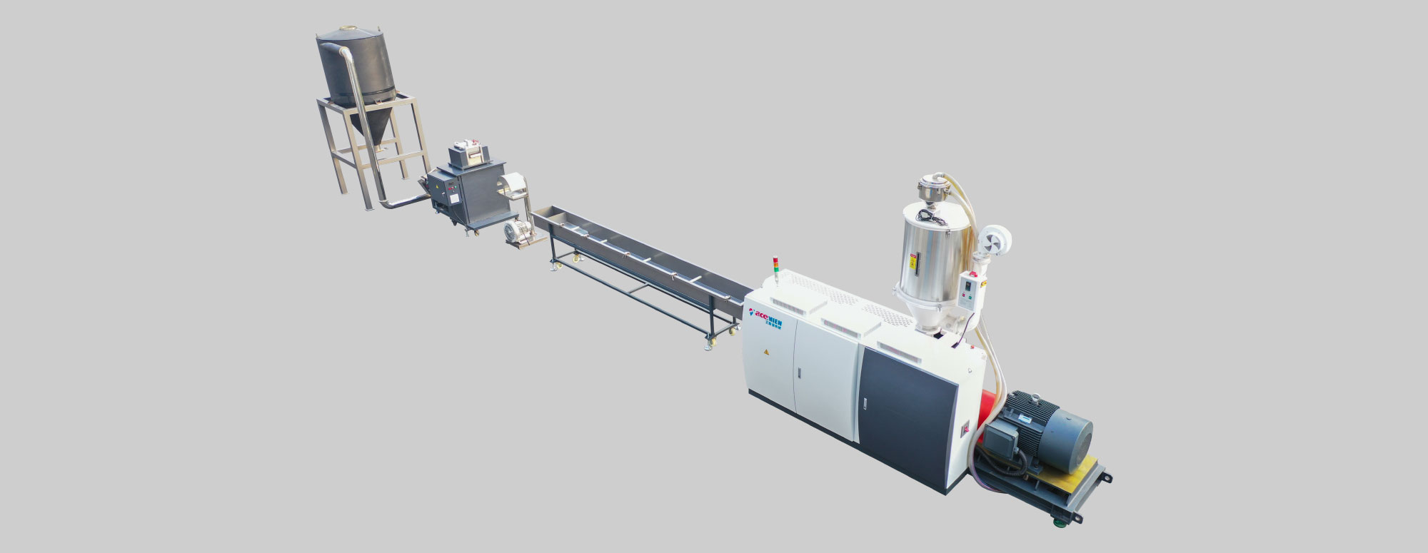 Plastic PE PP Film Agglomeration & Pelletizing Line
