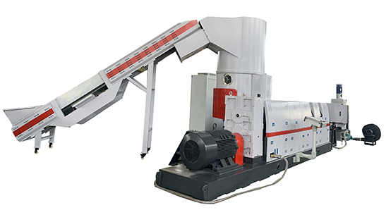 Plastic recycling & granulating line